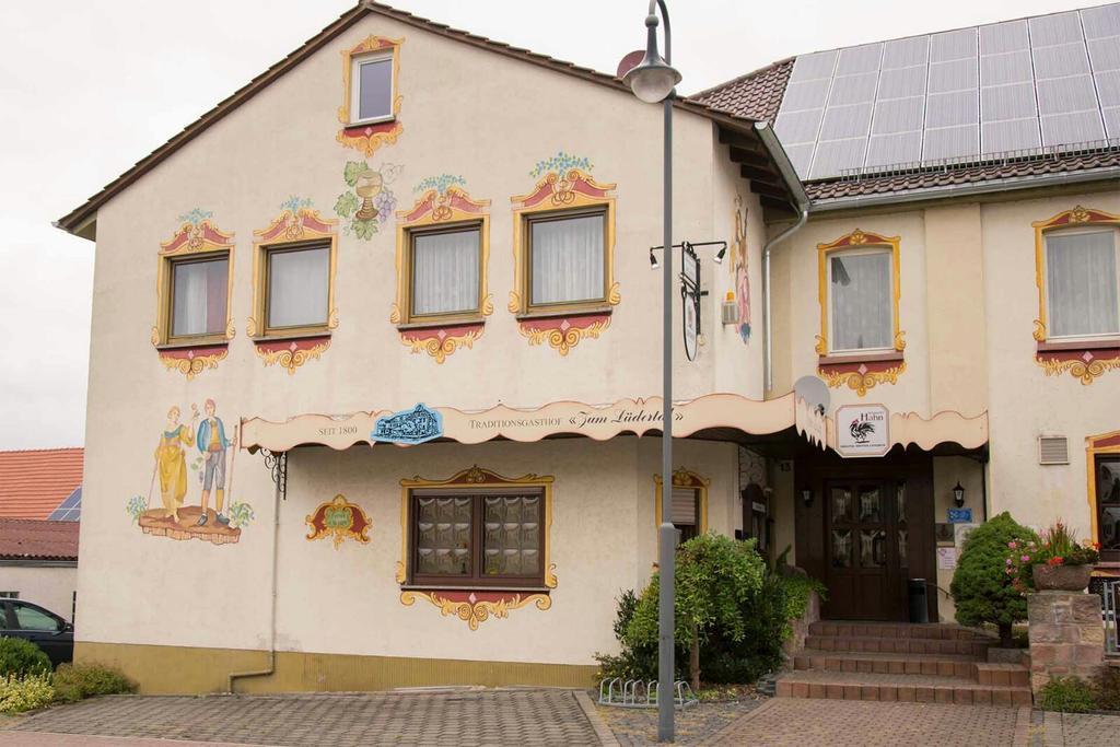 Traditionsgasthof Zum Luedertal Bimbach Exterior foto
